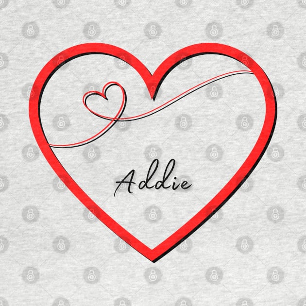 ADDIE  Name in Heart by EmoteYourself